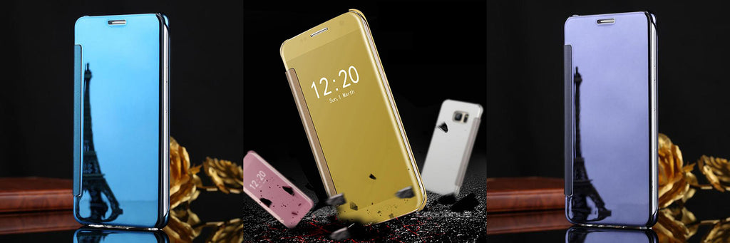 CLEAR SURFACE VIEW FLIP PHONE CASE
