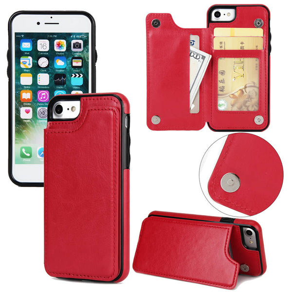 Vintage Luxury Leather Flip Case