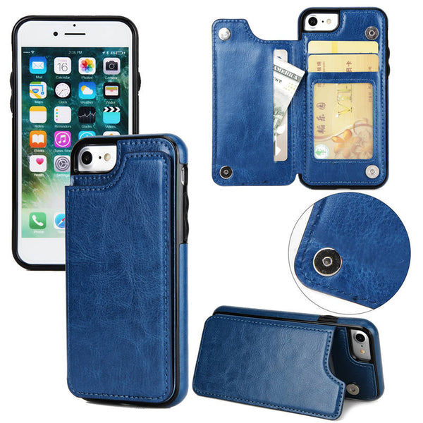 Vintage Luxury Leather Flip Case