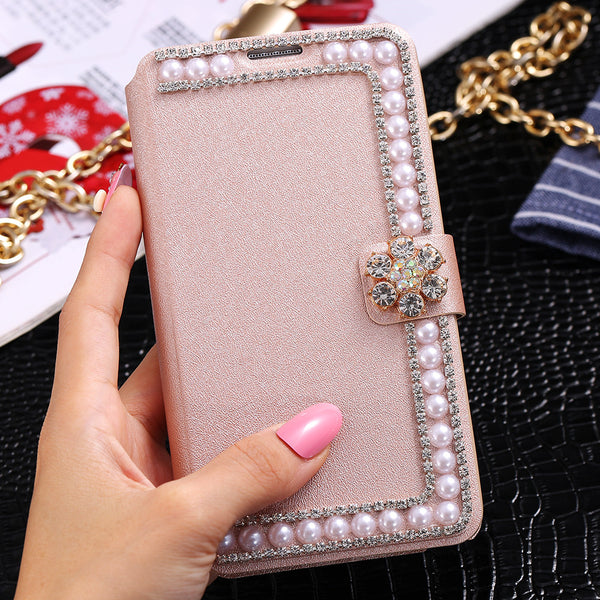 Classy Leather Flip Phone Cover