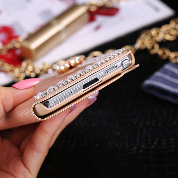 Classy Leather Flip Phone Cover
