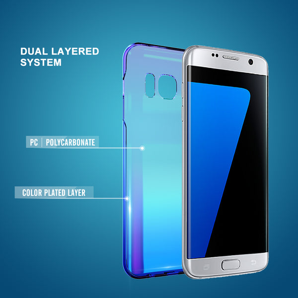 Blue Ray Plastic Phone Case