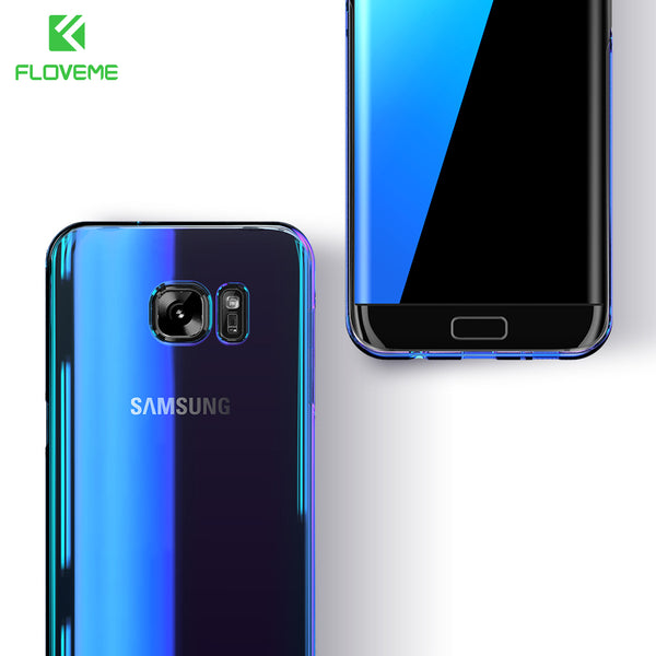 Blue Ray Plastic Phone Case