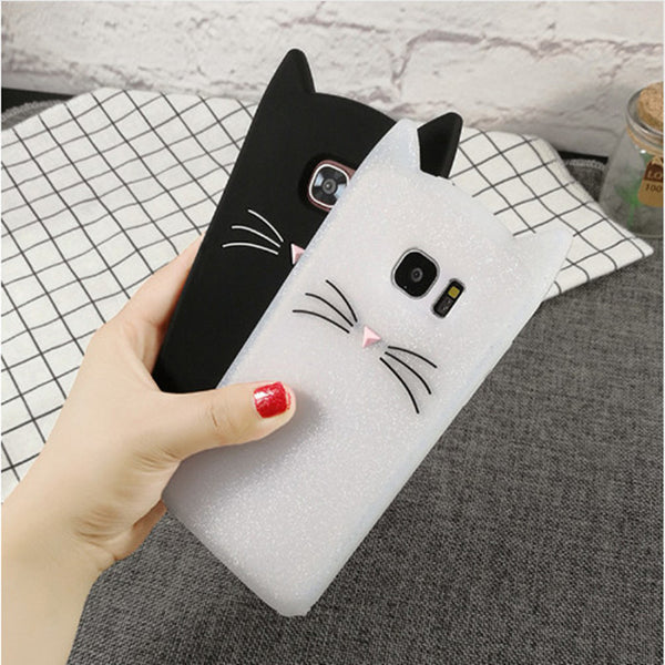 Fashion Beard Cat Phone Case