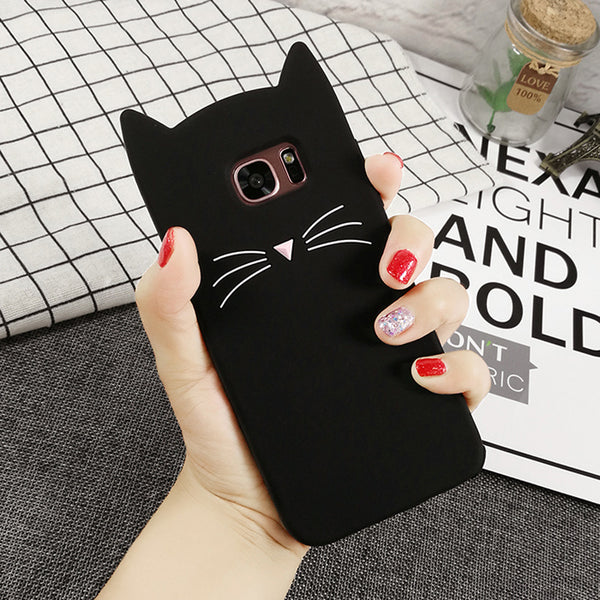 Fashion Beard Cat Phone Case