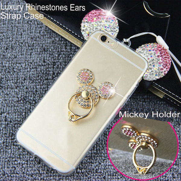 Mickey Mouse Rhinestone Phone Case