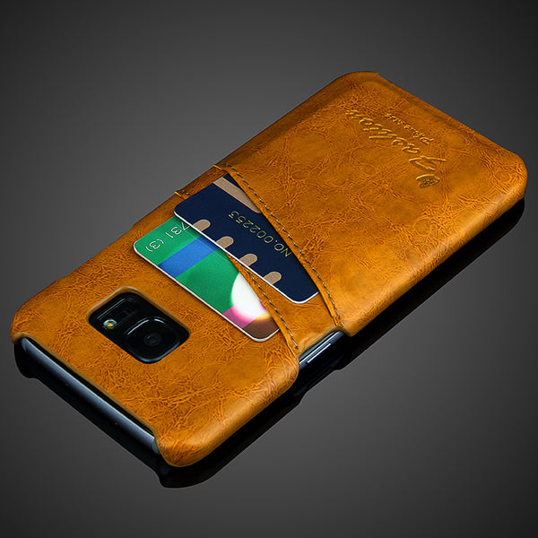 Vintage Phone Back Cover with Card Slot