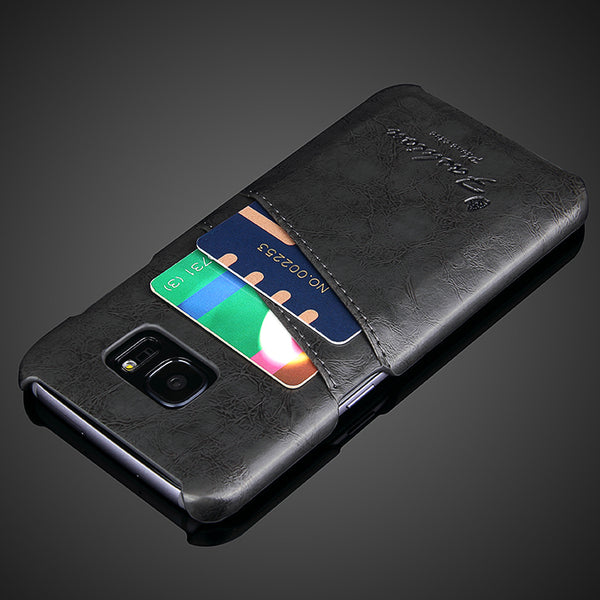Vintage Phone Back Cover with Card Slot