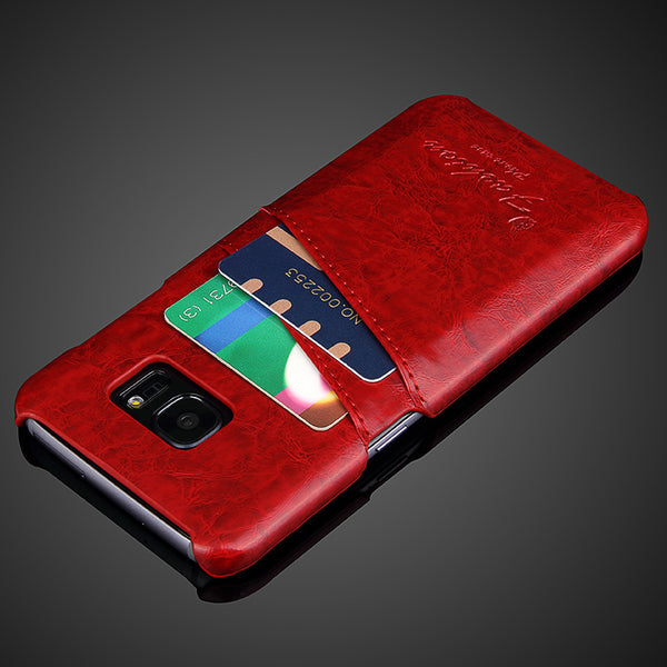 Vintage Phone Back Cover with Card Slot