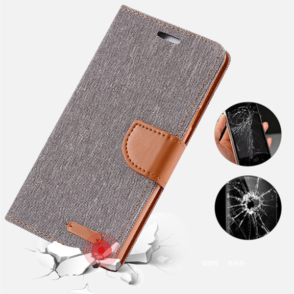 Elegant Cloth Skin Flip Phone Cover