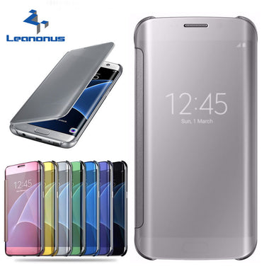 Clear Surface View Flip Phone Case