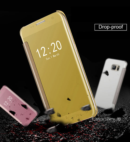 Clear Surface View Flip Phone Case