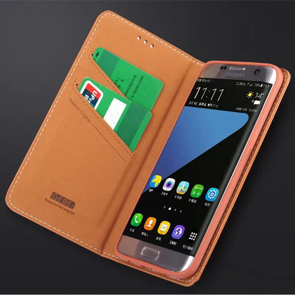 Luxury Leather Magnetic Flip Case