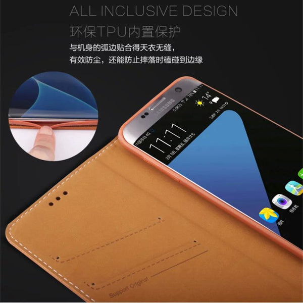 Luxury Leather Magnetic Flip Case