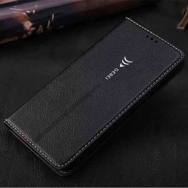 Luxury Leather Magnetic Flip Case