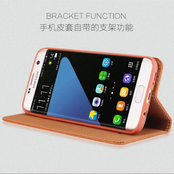 Luxury Leather Magnetic Flip Case