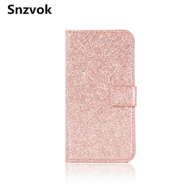 Glittery Phone Case with Card Slot