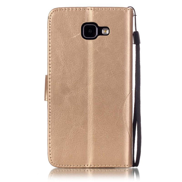 3D Embossed Flower Flip Cover
