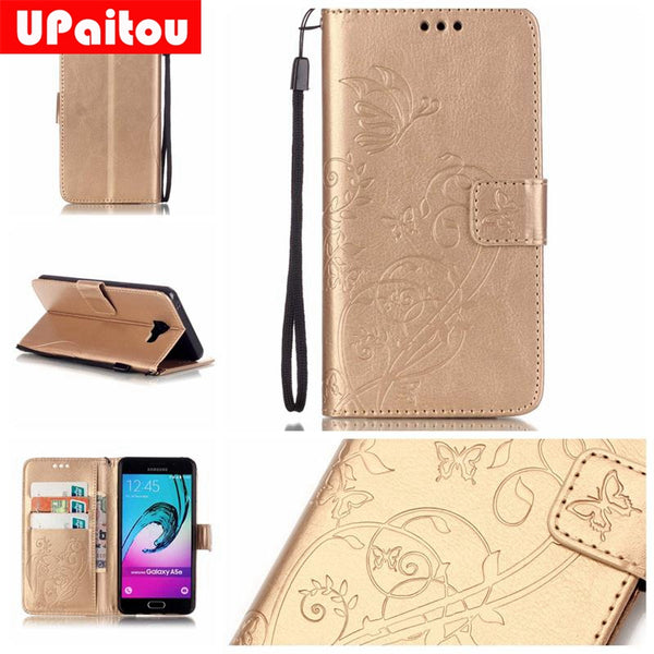 3D Embossed Flower Flip Cover