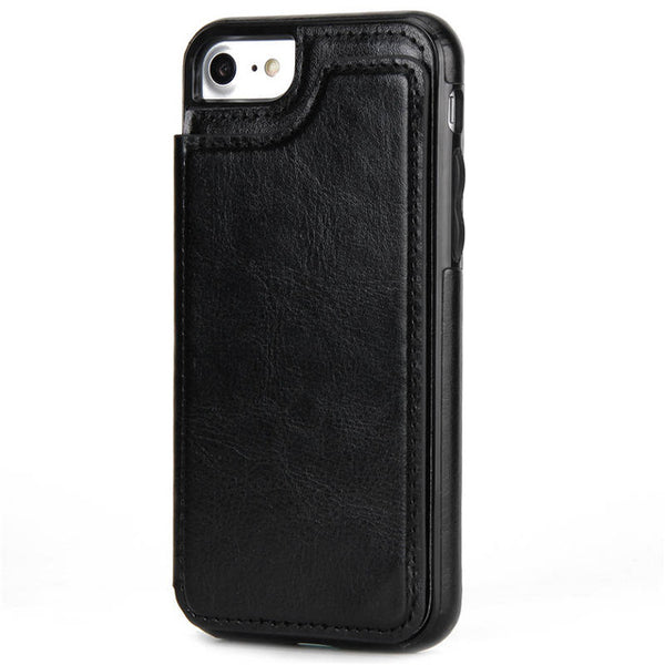 Vintage Luxury Leather Flip Case