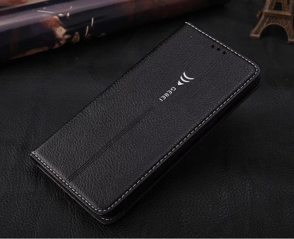 Luxury Leather Magnetic Flip Case