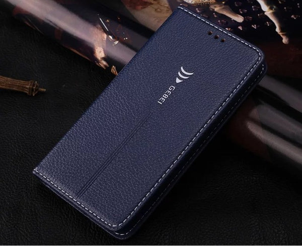 Luxury Leather Magnetic Flip Case