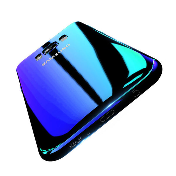 Blue Ray Plastic Phone Case