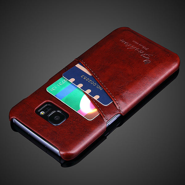 Vintage Phone Back Cover with Card Slot