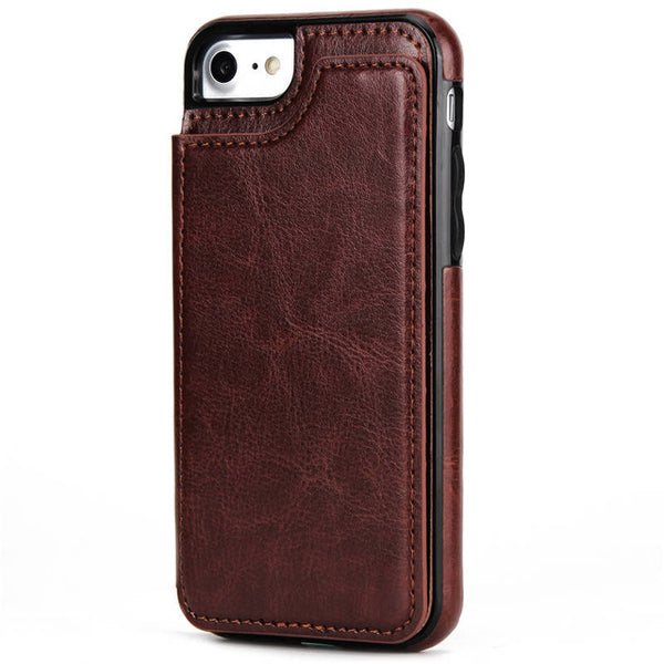 Vintage Luxury Leather Flip Case