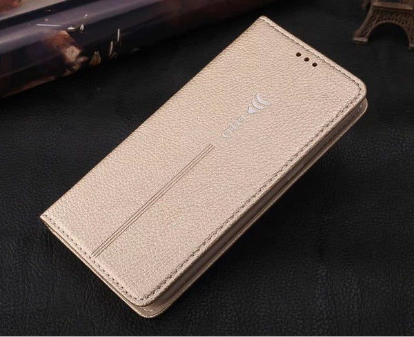 Luxury Leather Magnetic Flip Case