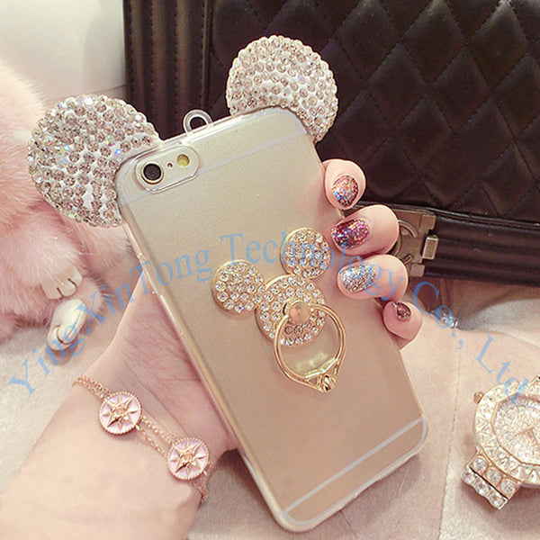 Mickey Mouse Rhinestone Phone Case
