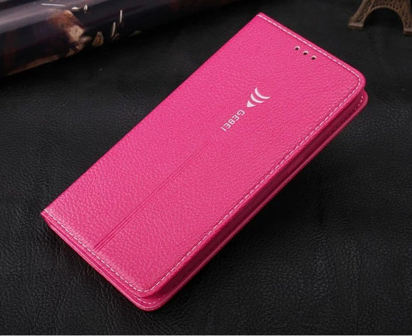 Luxury Leather Magnetic Flip Case