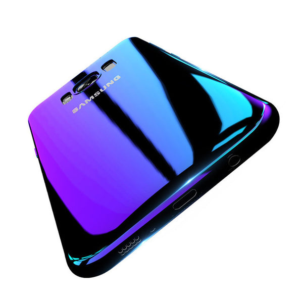 Blue Ray Plastic Phone Case
