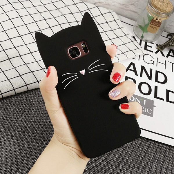 Fashion Beard Cat Phone Case